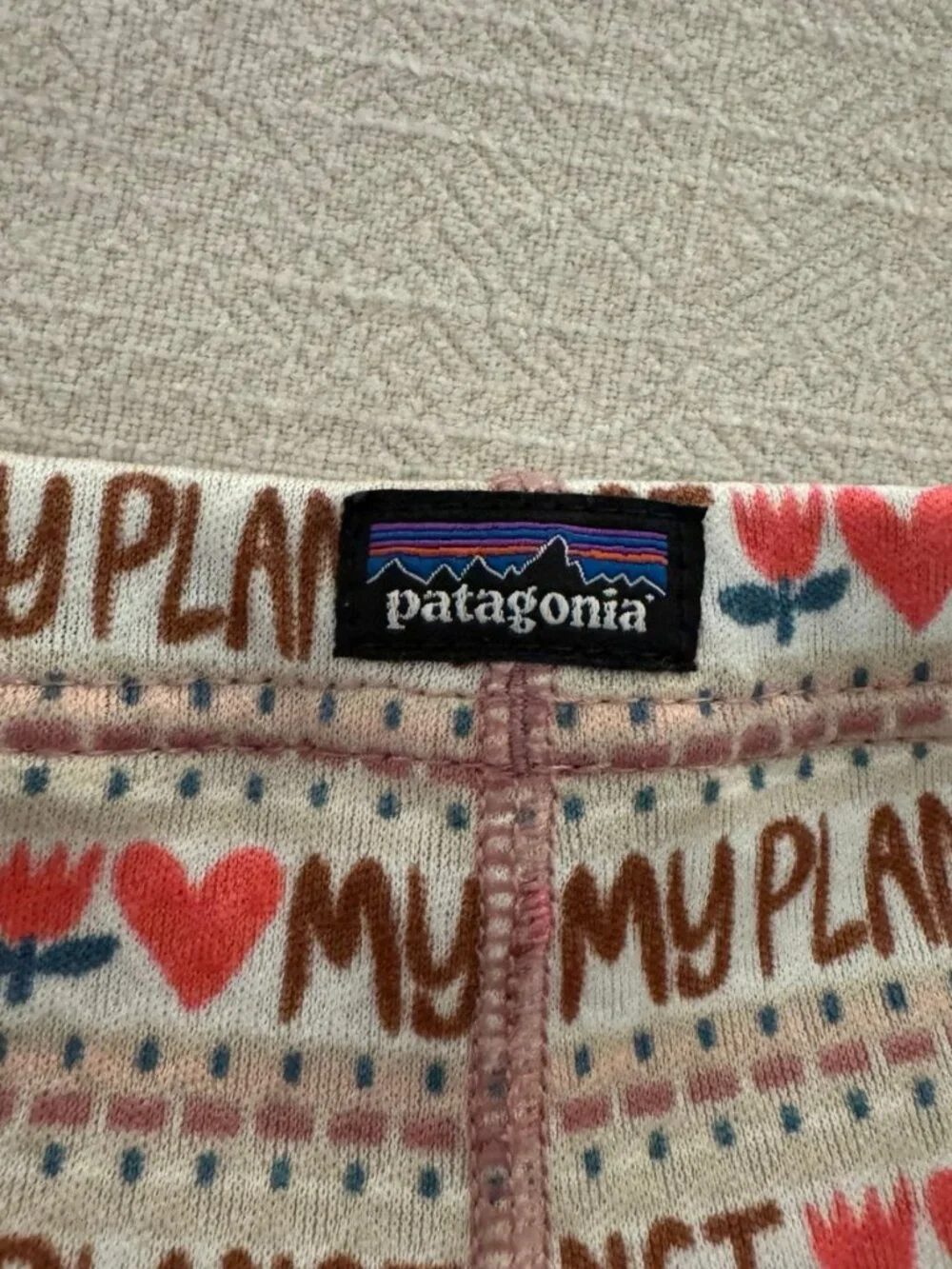 Patagonia Girls Purple Leggings 2-3Y